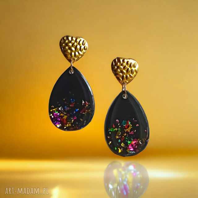 UNIKATOWE kolczyki z żywicy: kolekcja CARNIVAL