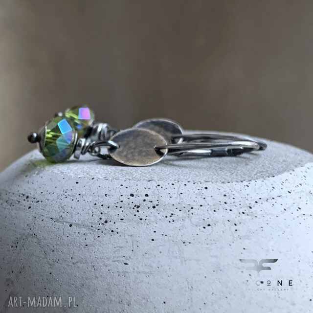 Kolczyki Zielone Latarenki