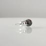 minimalistyczna biżuteria kamyk - miedziany - sztyft mały (2211 06) kolczyk wkrętka