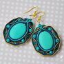 Nefretete - turkus soutache