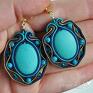 Nefretete - turkus soutache