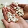 Artseko z perłami Seashell Liliana a780 dla panny młodej eleganckie perłowe kolczy