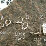 kamienie naturalne chart perski saluki srebro próby 925 kolczyki (nr
