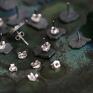 atrakcyjne smok kolczyki mini sztyfty ze smokiem wykonane ze srebra próby 925 fantastyczne zwierzęta