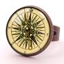 kompas - duże kolczyki wiszące marynarskie prezent