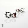 perła naturalna upsidedown srebrne kolczyki z perłami minimalistyczne
