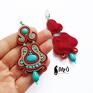 kolczyki soutache sutasz