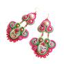 Poli Glinka Design ogród kolczyki secret garden soutache tajemniczy