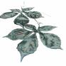 metaloplastyka kolczyki duże liście artystyczne