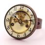 vintage prezent zegary - małe kolczyki wiszące