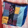 Ruda Klara boho komin patchworkowy handmade kolorowy ciepły unisex folk