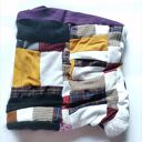 Komin patchworkowy Ruda Klara kolorowy na rower - zero waste (one size)
