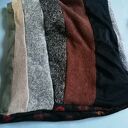 Komin patchworkowy damski 44x45 cm - folk boho, handmade