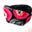 Super prezent na dzień mamy Czarny filcowany wełniany miły i ciepły komin handmade