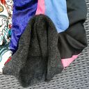 Ciepły komin zimowy boho folk szyty patchworkowo