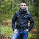 Szal czarny w prążek, wełna ze skórą, komin, unisex, szal wełniany, skórzana zapinka