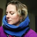 Komin patchworkowy na podszewce - miękki i kolorowy boho