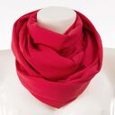 Dzianinowy Komin Tuba Szal Czerwień