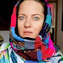 Ciepły komin patchworkowy Boho - kolorowy, miękki i na podszewce (Ruda Klara)