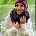 Komin handmade Bordo