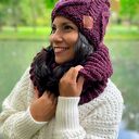 Komin handmade Bordo