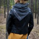 SZAL Szary Z NATURALNĄ srebrzystą skórą - KOMIN, szalik, tuba, ciepły szalik