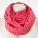 Dzianinowy Komin Tuba Szal Koralowy