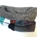 Kolorowy ciepły komin patchworkowy zimowy - boho handmade