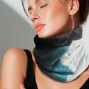 komin uszyty z różnych tkanin rozmiar uniwersalny, wciągany przez głowę bardzo