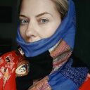 komin uszyty z różnych tkanin i dzianin wciągany, wykonany w pojedynczym egzemplarzu