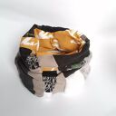 Kolorowy komin patchworkowy folkowy Zero Waste (box B1)