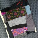 Komin zimowy szyty patchworkowo boho folk