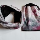 Komplet damski czapka i komin ręcznie farbowany, rozmiar uniwersalny polecam box e1