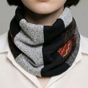 komin uszyty z różnych tkanin rozmiar uniwersalny, wciągany przez głowę bardzo