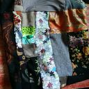Ciepły komin zimowy-jesienny-wiosenny w stylu boho, patchwork na podszewce