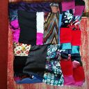 Komin patchworkowy boho folk kolorowy na podszewce - szyty z kawałków