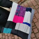 Komin patchworkowy Box G1 - kolorowy boho dla kobiet (handmade)