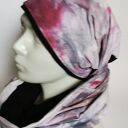 Komplet damski czapka i komin ręcznie farbowany, rozmiar uniwersalny polecam box e1