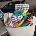 Komin patchworkowy miły i kolorowy uszyty według zasady zero waste