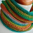 Kolorowy komin tuba ciepły