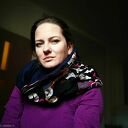 Komin patchworkowy unisex na podszewce - miękki, ciepły i ręcznie szyty