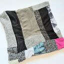 Komin damski handmade z różnych tkanin 47 x 43 cm - unikat