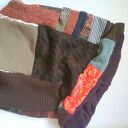 Komin patchworkowy damski z podszewką - miękki i miły handmade