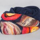 komin filcowany wełniany miły i ciepły handmade