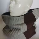 Komin patchworkowy Boho Box X1 - kolorowy etno na podszewce