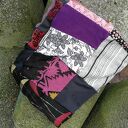 Komin damski patchworkowy boho i folk - ręcznie szyty na podszewce