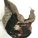 Komin patchworkowy w kolorach ziemi - etno boho handmade