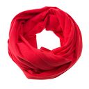 Dzianinowy Komin Tuba Szal Czerwień