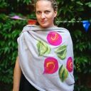 komin bohemian wełniany etniczny ludowy miły i ciepły handmade - zdejmij szpile