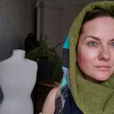 Komin patchworkowy ciepły zimowy damski boho etno - Ruda Klara 
